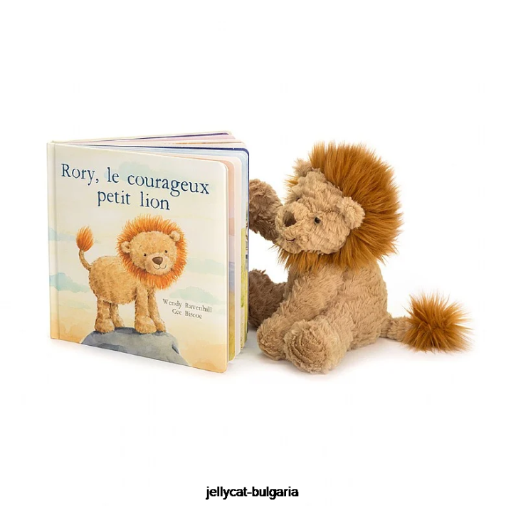 Jellycat rory le odvahuux petit lion & fuddlewuddle lion tan 719 rezervovat