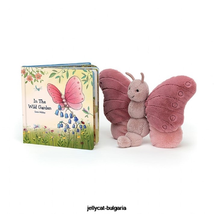 Jellycat v knize divoké zahrady a Beatrice butterfly pink 783 rezervovat