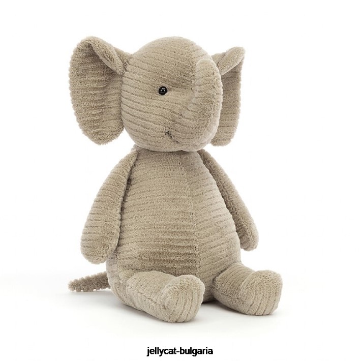 Jellycat quaxy elephant grey 427 играчка