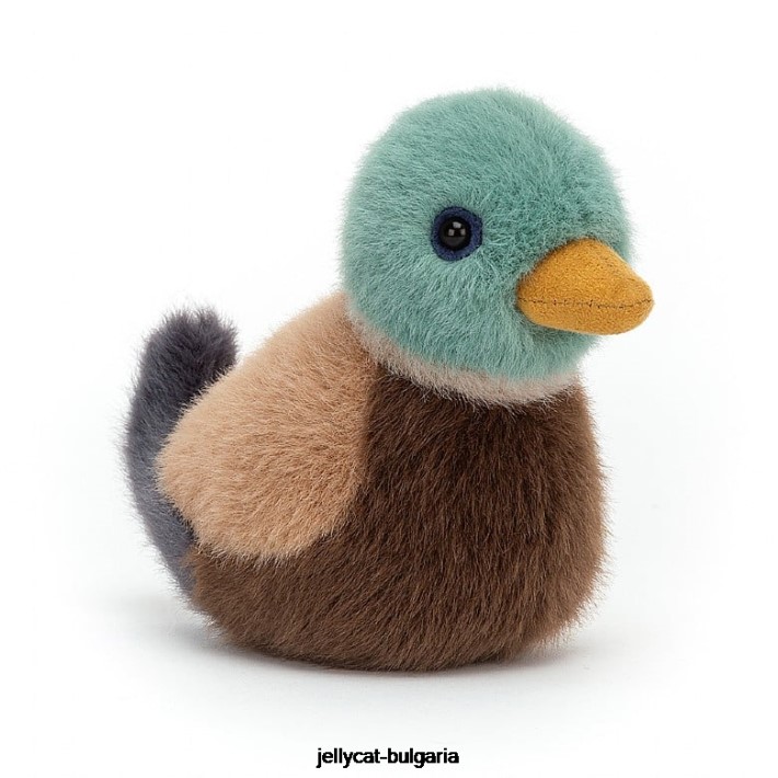 Jellycat birdling патица многоцветен 45 играчка
