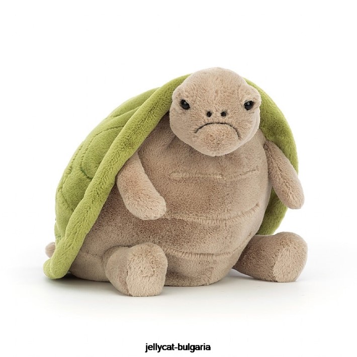 Jellycat Тими костенурка бежово 16 играчка