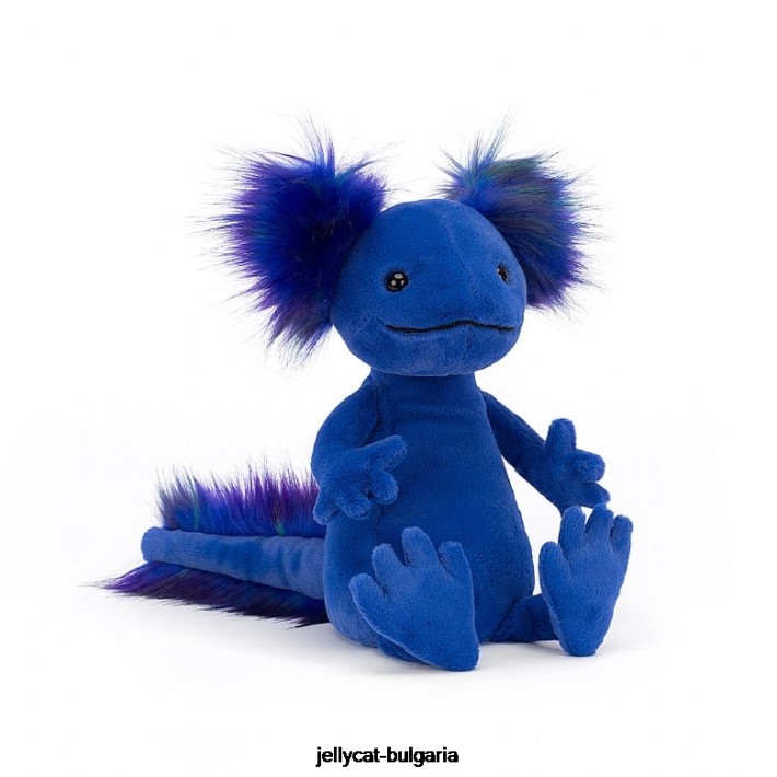 Jellycat andie axolotl blue 123 играчка