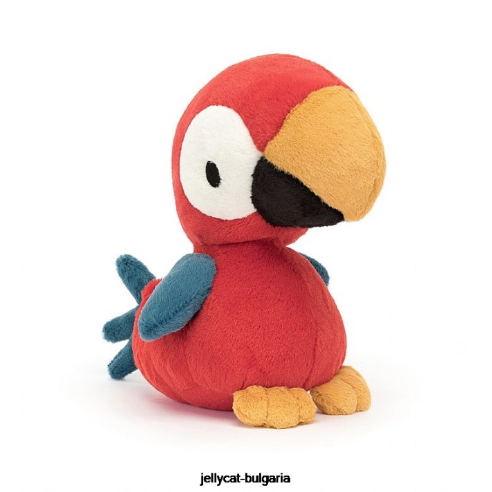 Jellycat bodacious клюн папагал червен 252 играчка