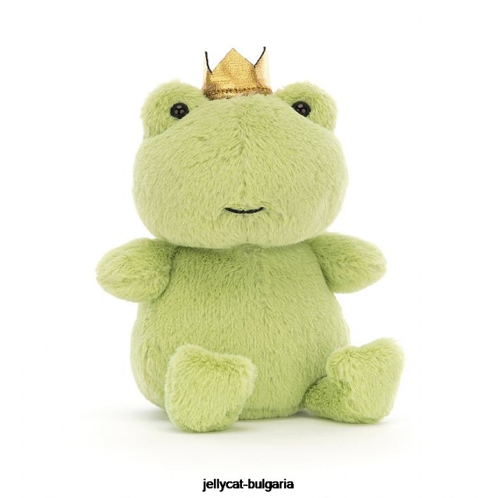 Jellycat коронясваща горбала жаба зелена 25 играчка