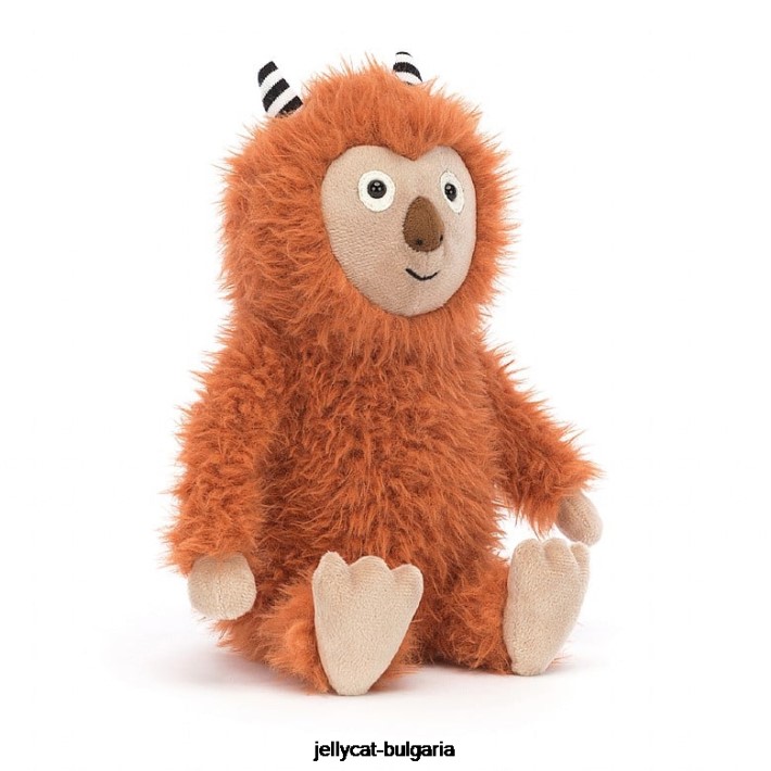 Jellycat пип чудовищен портокал 309 играчка