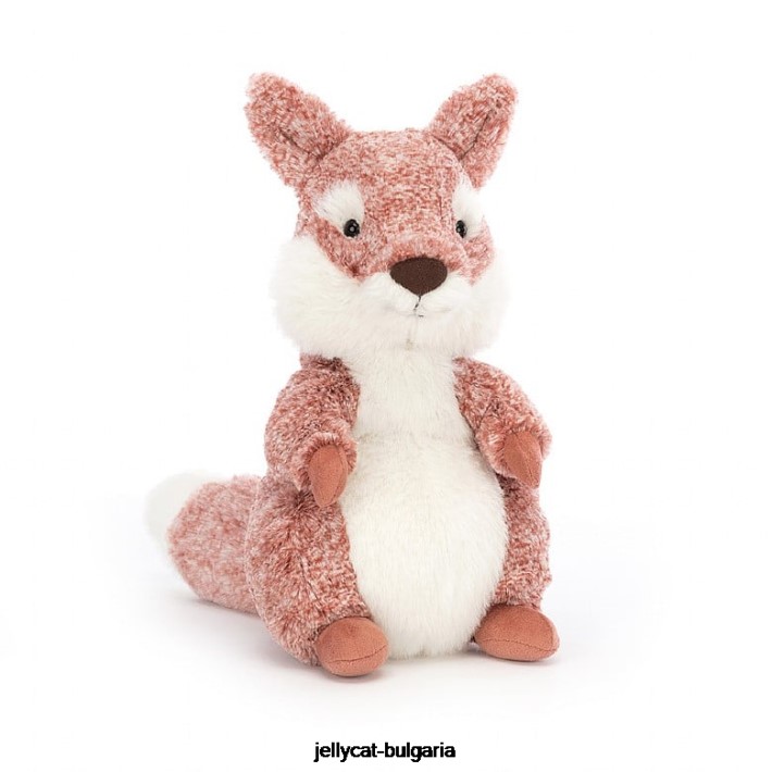 Jellycat амброзиева лисица кафяво и бяло 408 играчка