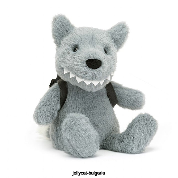 Jellycat раница вълче сиво 290 играчка