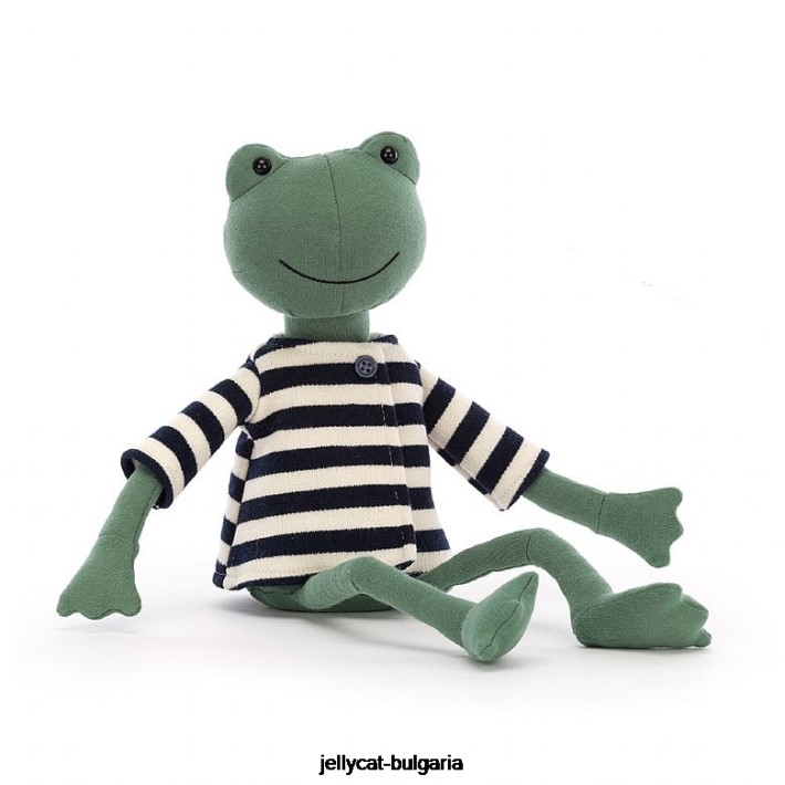 Jellycat francisco frog green 490 играчка