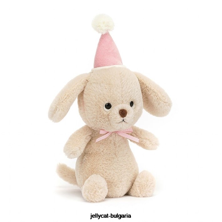 Jellycat jollipop кученце бежово 262 играчка