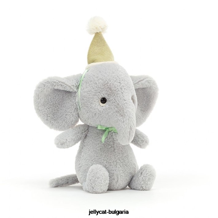 Jellycat jollipop сив слон 276 играчка