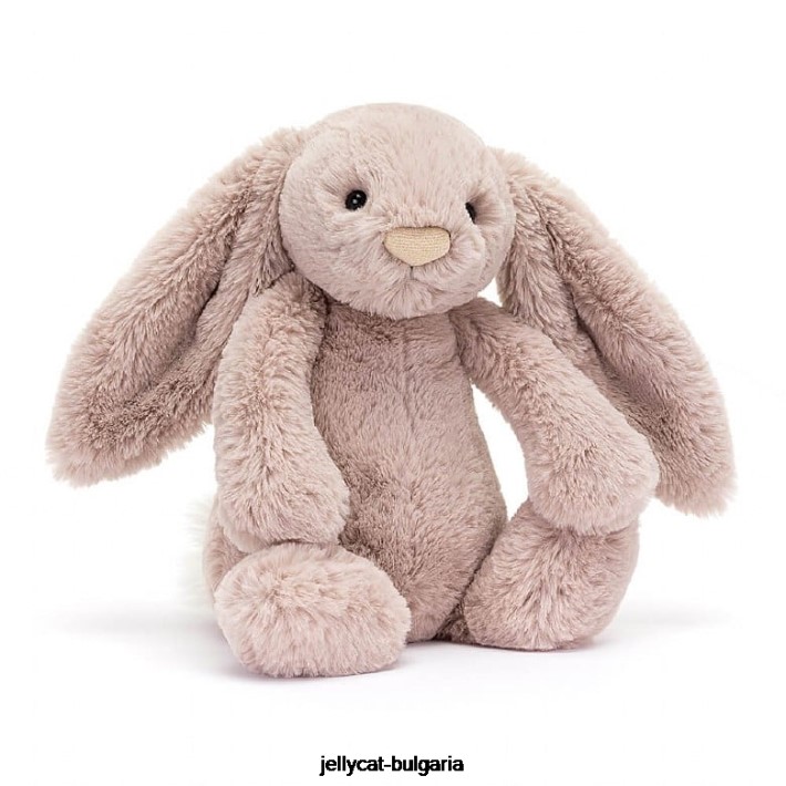 Jellycat срамежливо луксозно зайче розово розово 359 играчка