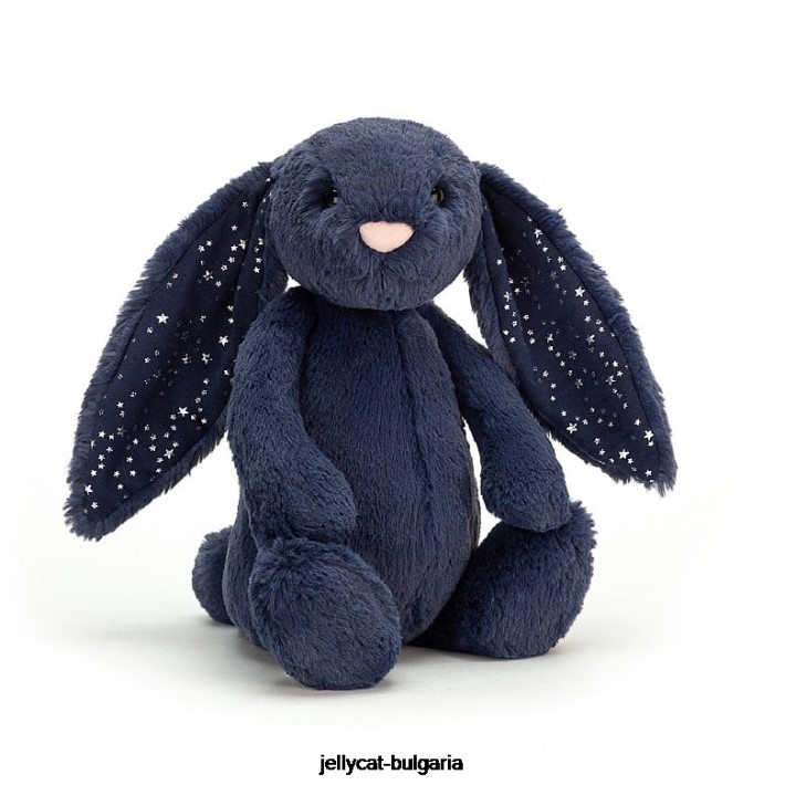 Jellycat срамежливо зайче от звезден прах флот 555 играчка