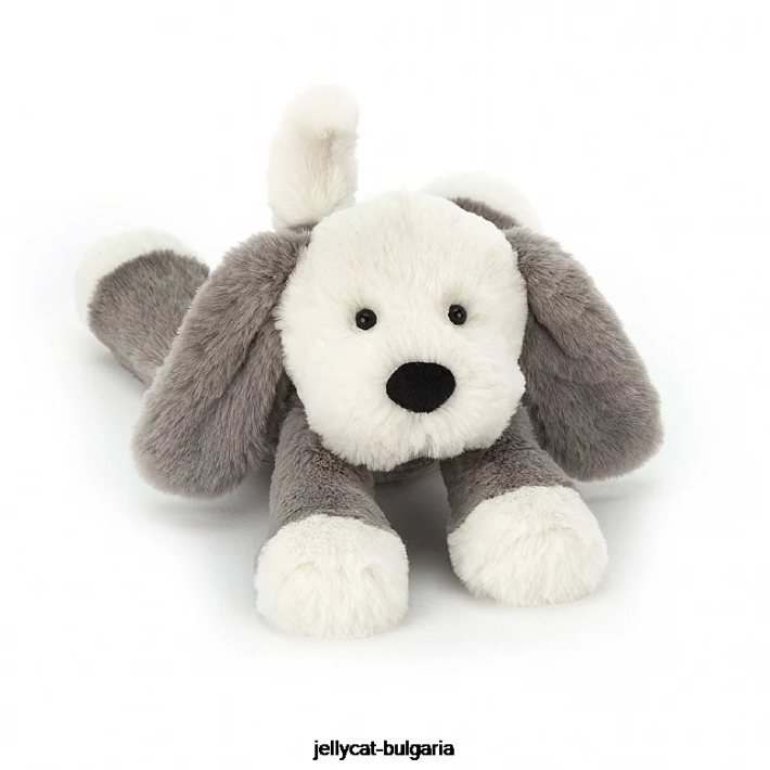 Jellycat петно ​​кученце сиво и бяло 260 играчка