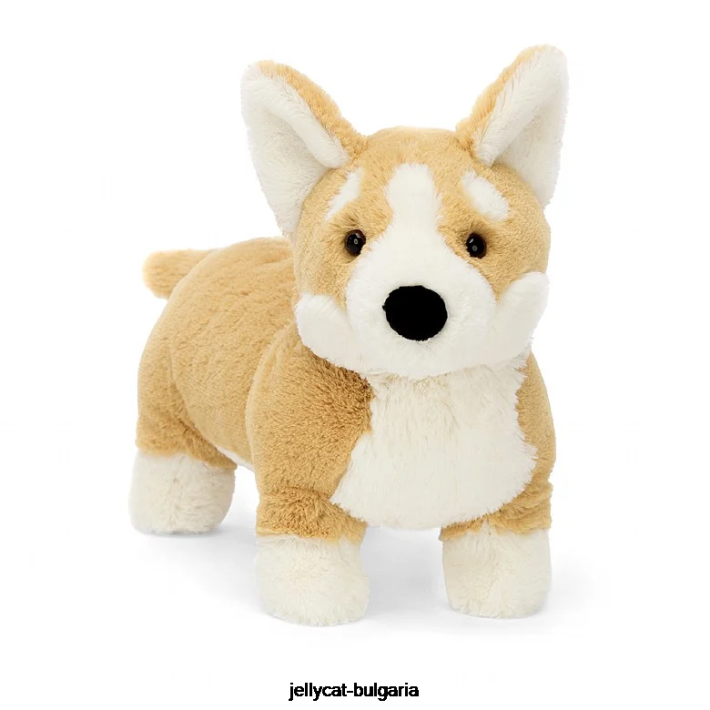 Jellycat бети корги мед 66 играчка