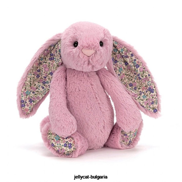 Jellycat цвят лале зайче розово 492 играчка