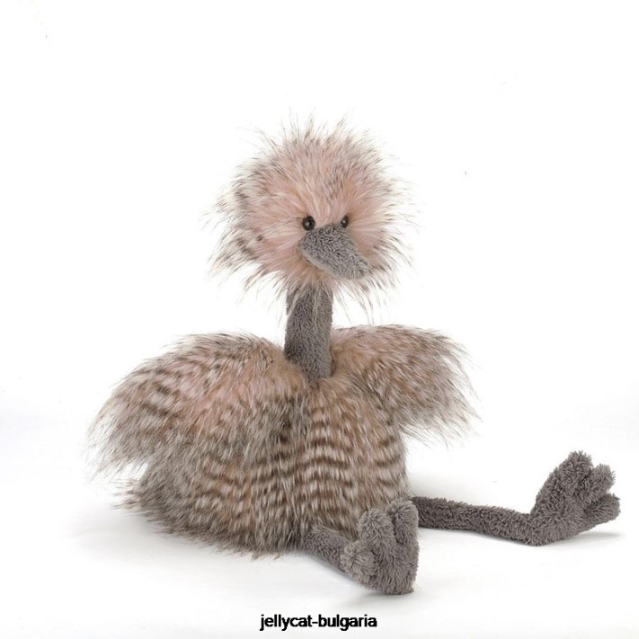 Jellycat odette pštros béžový 645 hračka