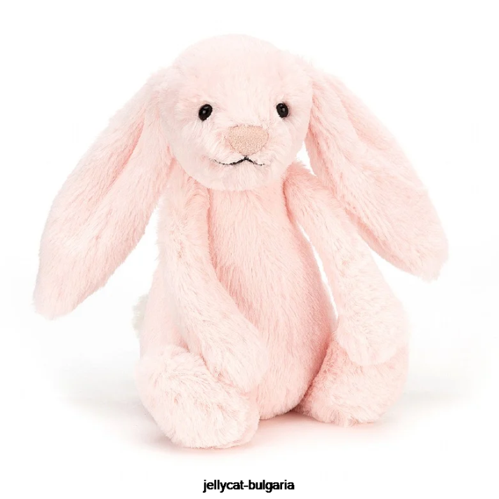 Jellycat stydlivý králíček chrastítko růžové 709 hračka