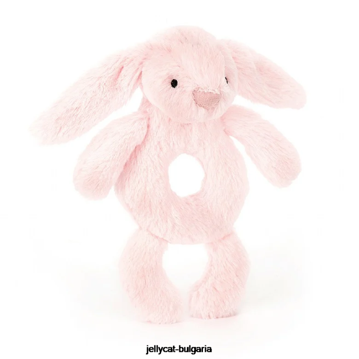 Jellycat stydlivý králíček grabber růžový 743 hračka