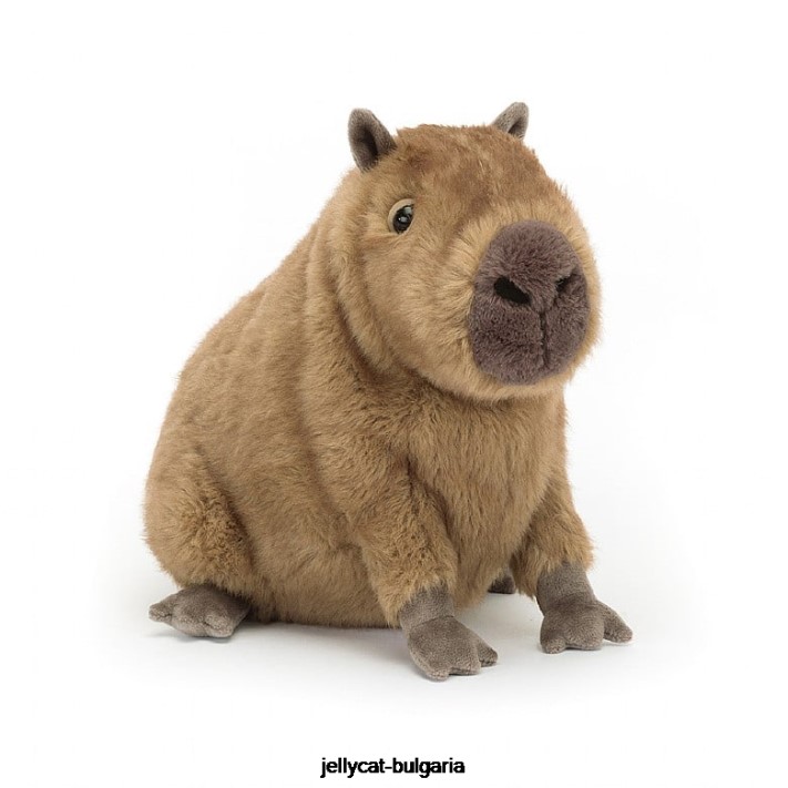 Jellycat clyde kapybara hnědá 678 hračka