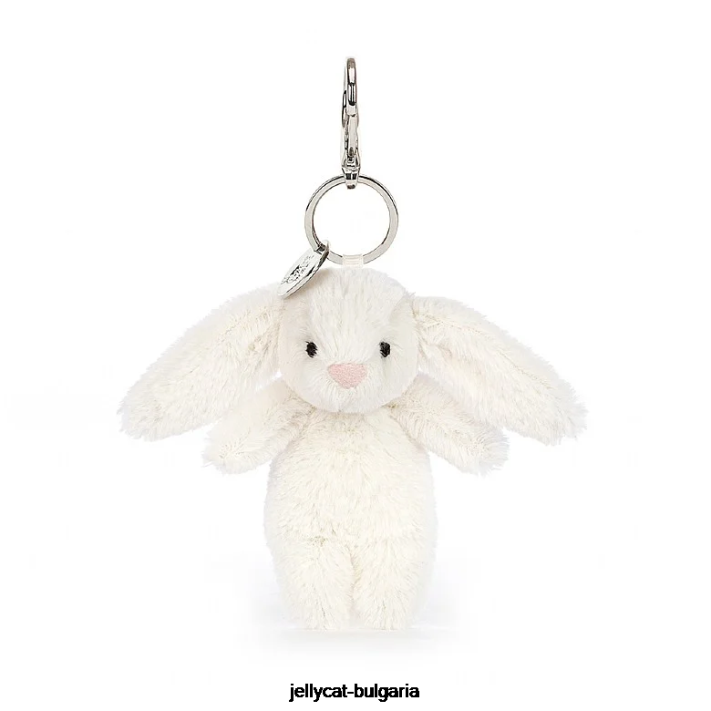 Jellycat stydlivý bunny bag charm cream 566 doplněk