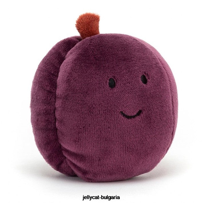 Jellycat невероятни плодове слива лилаво 194 играчка