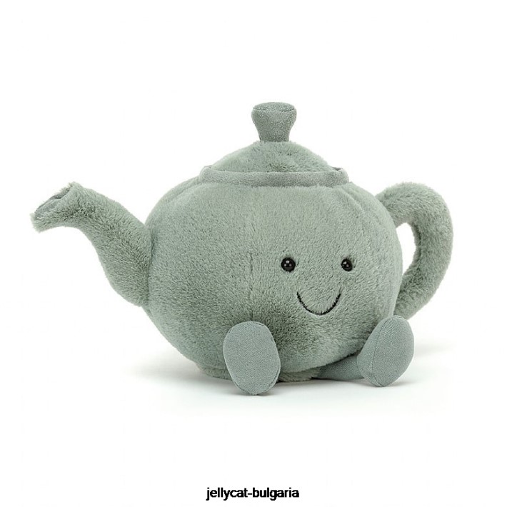 Jellycat забавен зелен чайник 71 играчка