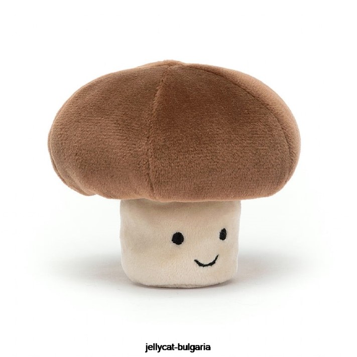 Jellycat temperamentní zelenina houba šedá 660 hračka