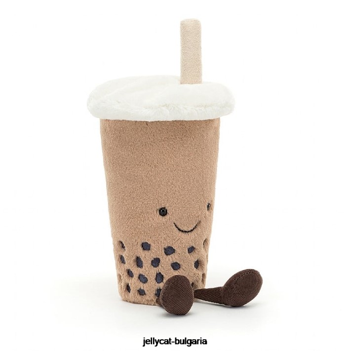 Jellycat zábavný bubble tea béžový 674 hračka