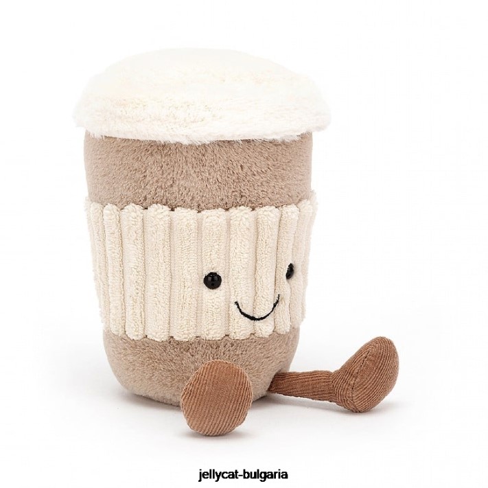 Jellycat zábavná káva-to-go béžová 675 hračka